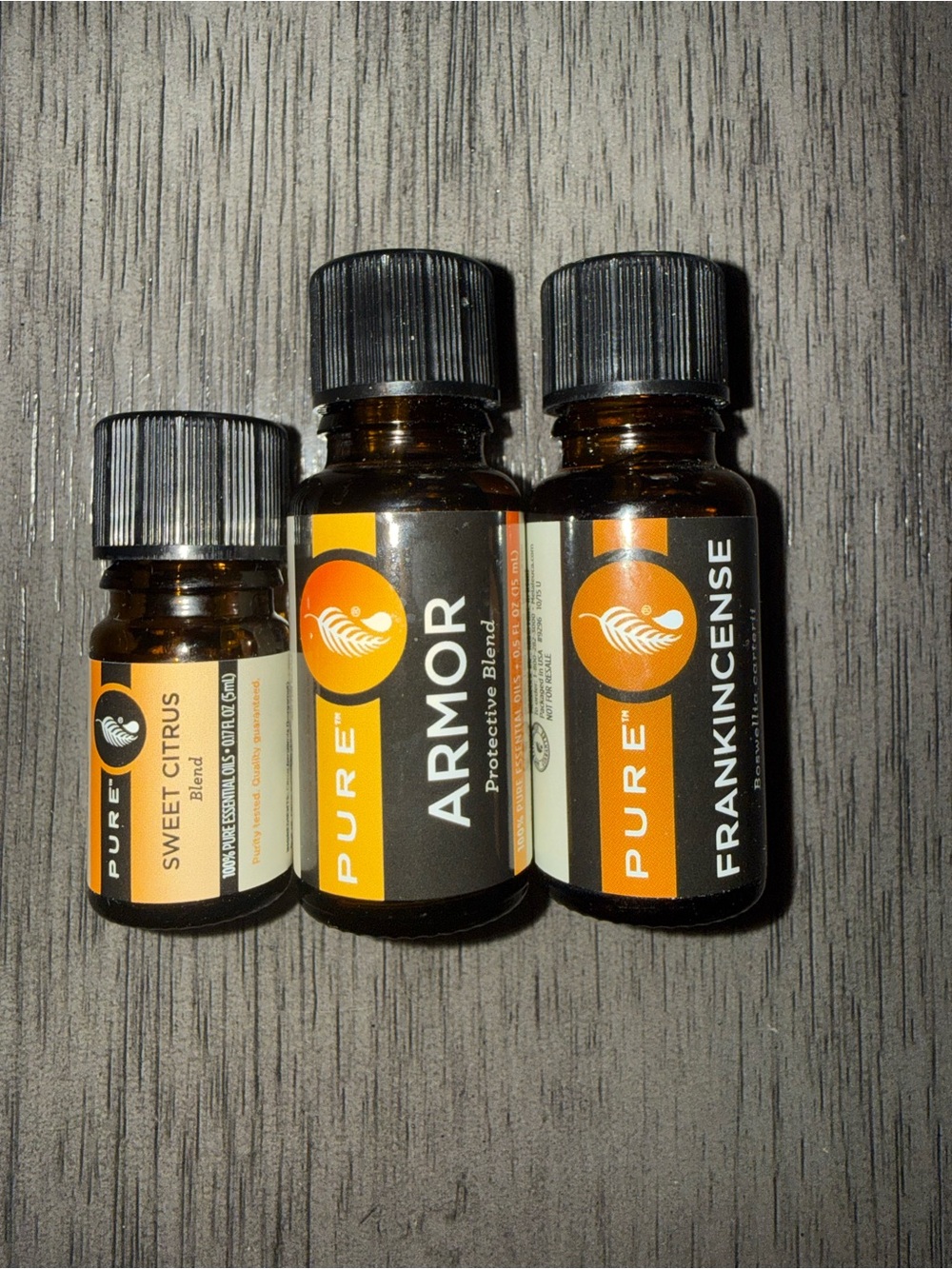 Melaleuca PURE Frankincense, Armor & Sweet Citrus